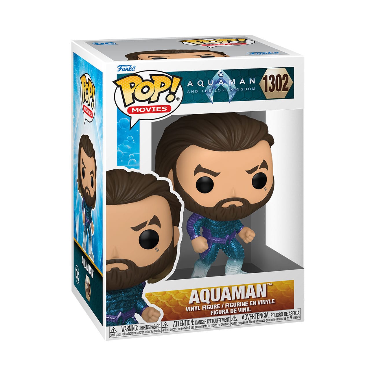 Aquaman and the Lost Kingdom - Aquaman in Stealth Suit (1302) Funko Pop! Movies DC Vinyl Figure 9 cm