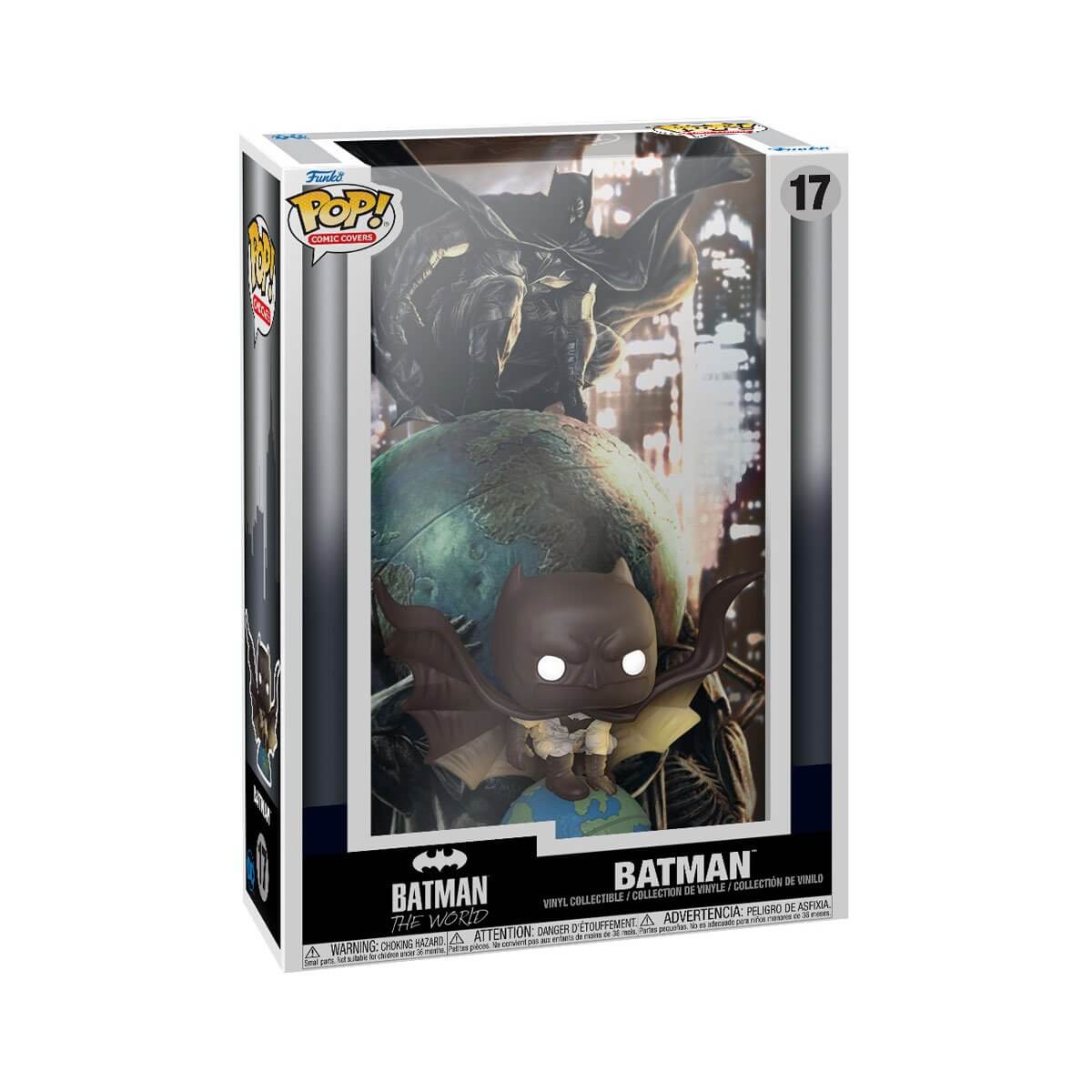 Batman: The World - Batman (17) Funko Pop! Comic Covers DC Vinyl Figure 9 cm