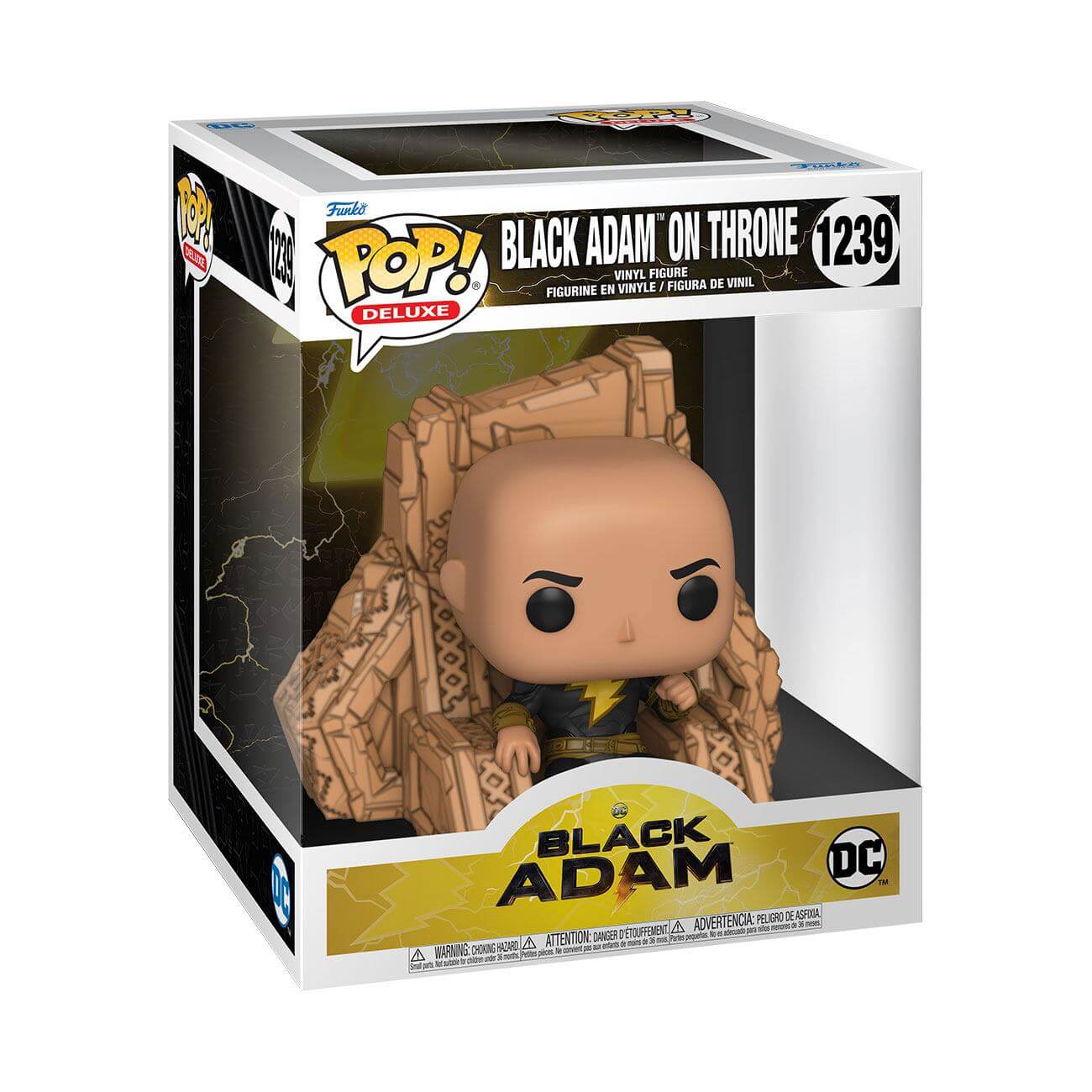 Black Adam - Black Adam on Throne (1239) Funko Pop! Deluxe DC Vinyl Figure 15 cm
