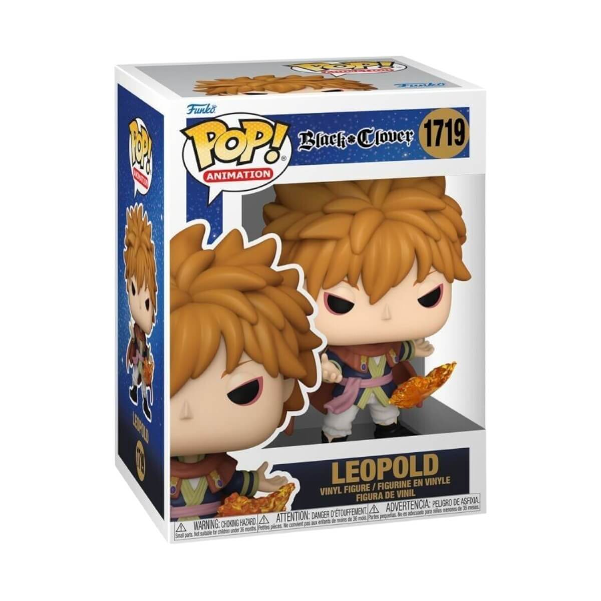 Black Clover - Leopold Vermillion (1719) Funko Pop! Animation Anime Vinyl Figure 11 cm