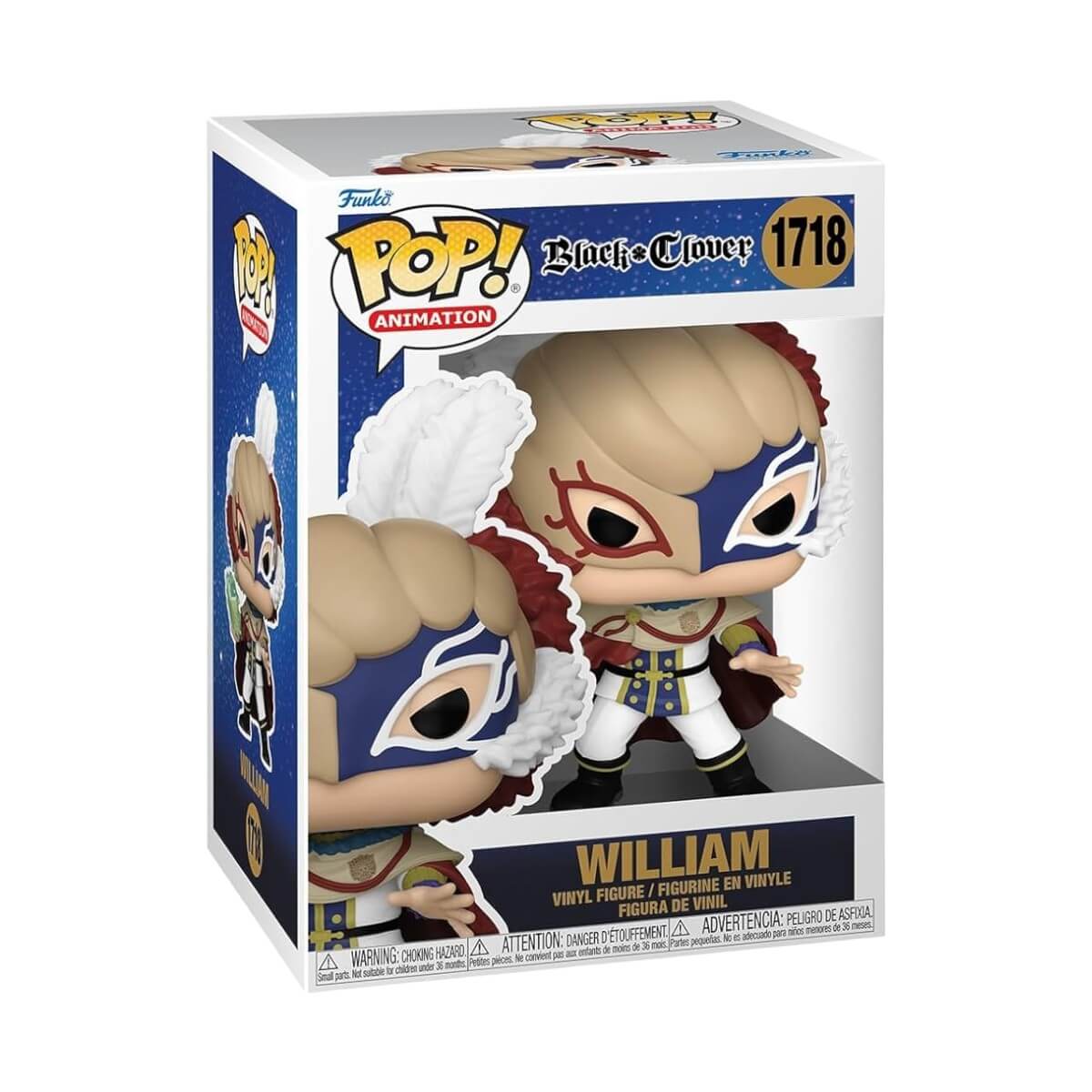 Black Clover - William Vangeance (1718) Funko Pop! Animation Anime Vinyl Figure 12 cm