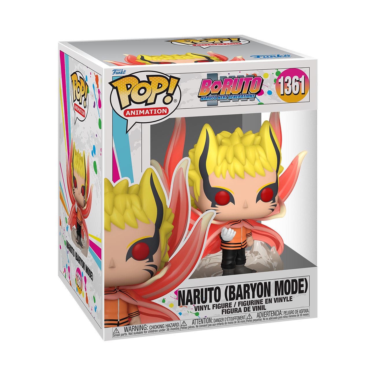 Boruto: Naruto Next Generations - Naruto (Baryon Mode) (1361) Super Sized Funko Pop! Vinyl Figure 15 cm