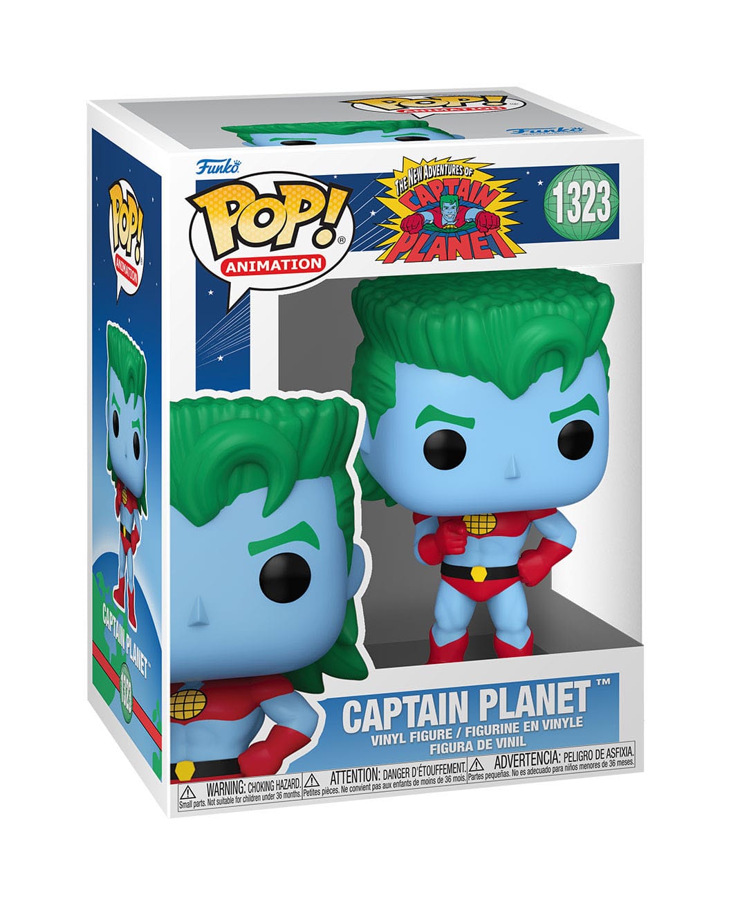 Captain Planet and the Planeteers - Captain Planet (1323) Funko Pop! Animation Vinyl Figure 9 cm