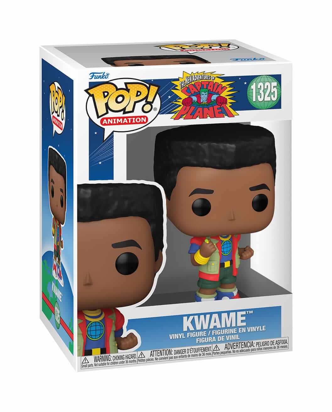 Captain Planet and the Planeteers - Kwame (1325) Funko Pop! Animation Vinyl Figure 9 cm