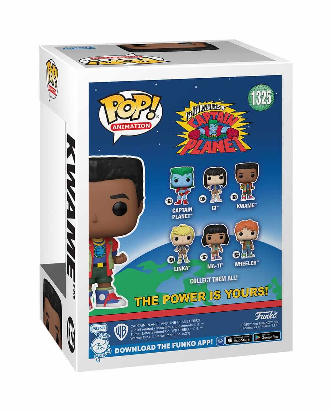 Captain Planet and the Planeteers - Kwame (1325) Funko Pop! Animation Vinyl Figure 9 cm