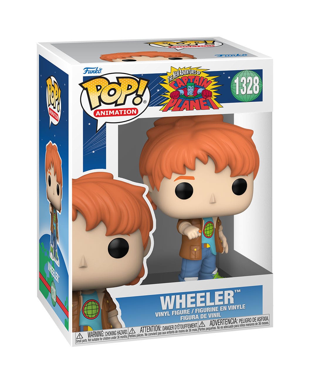 Captain Planet and the Planeteers - Wheeler (1328) Funko POP! Animation Figure 9 cm