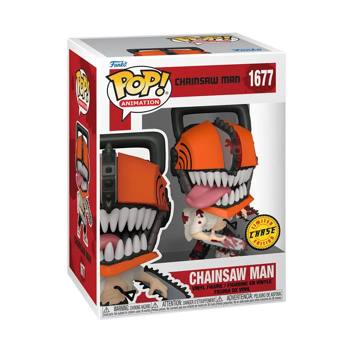 Chainsaw Man - Denji Chainsaw Man (CHASE) (1677) Funko Pop! Animation Anime Vinyl Figure 9 cm