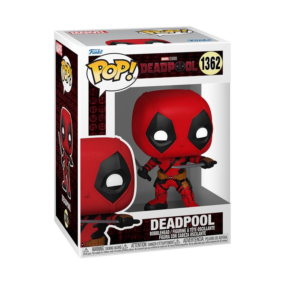 Deadpool & Wolverine - Deadpool with Swords (1362) Funko Pop! Marvel Vinyl Figure 10 cm