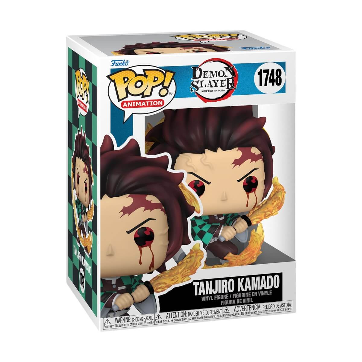 Demon Slayer - Tanjiro Kamado (Sun Breathing) (1748) Funko Pop! Animation Anime Vinyl Figure 11 cm