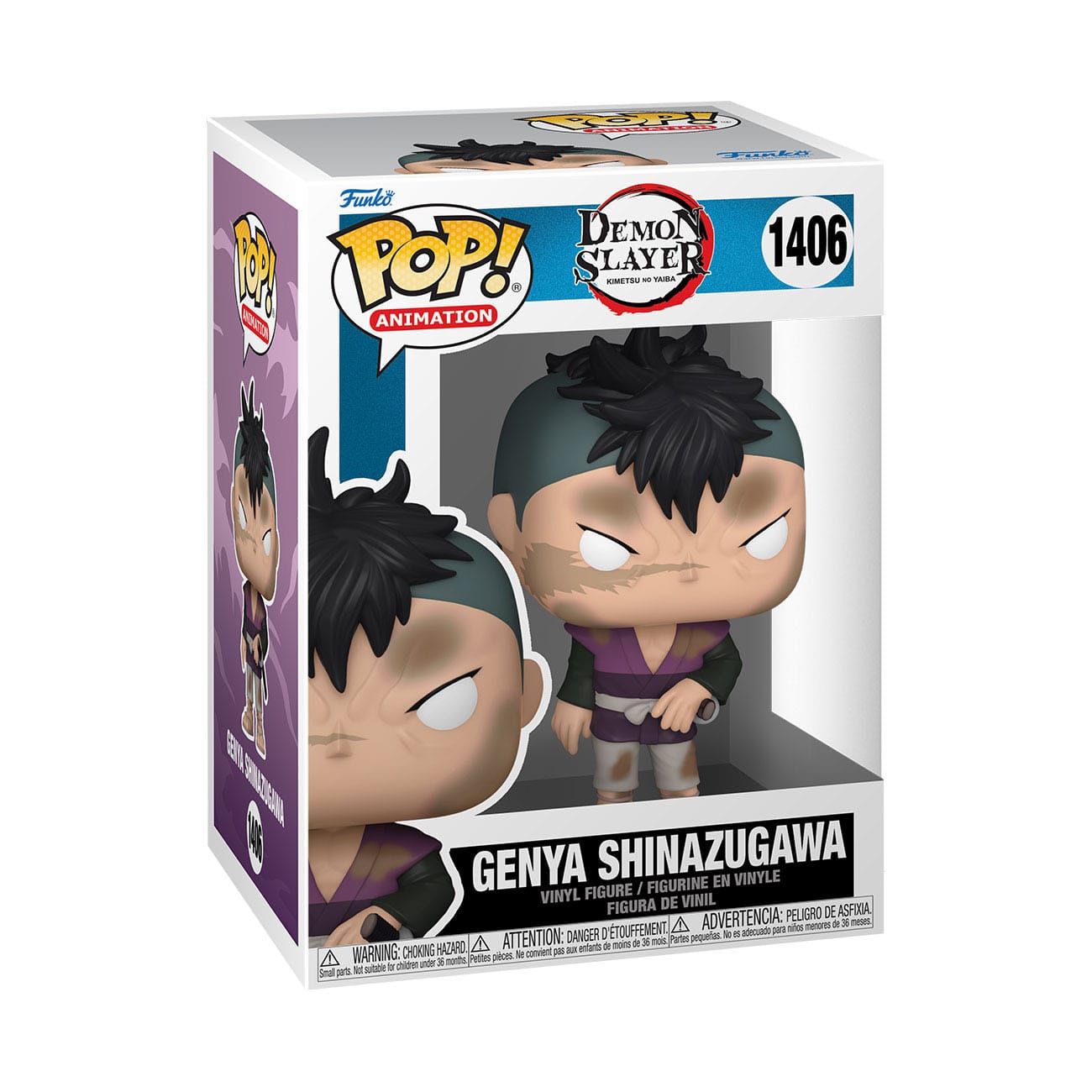 Demon Slayer - Genya Shinazugawa (1406) Funko Pop! Animation Anime Vinyl Figure 9 cm