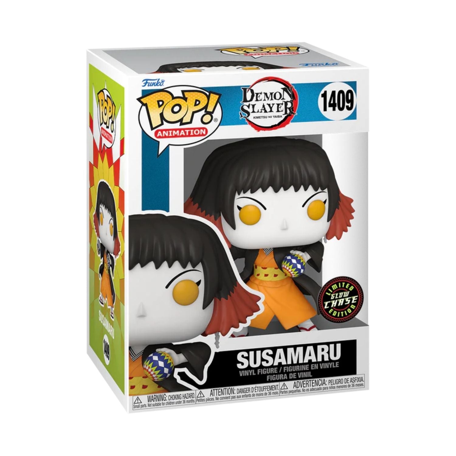 Demon Slayer - Susamaru GLOW CHASE (1409) Funko Pop! Animation Anime Vinyl Figure 9 cm