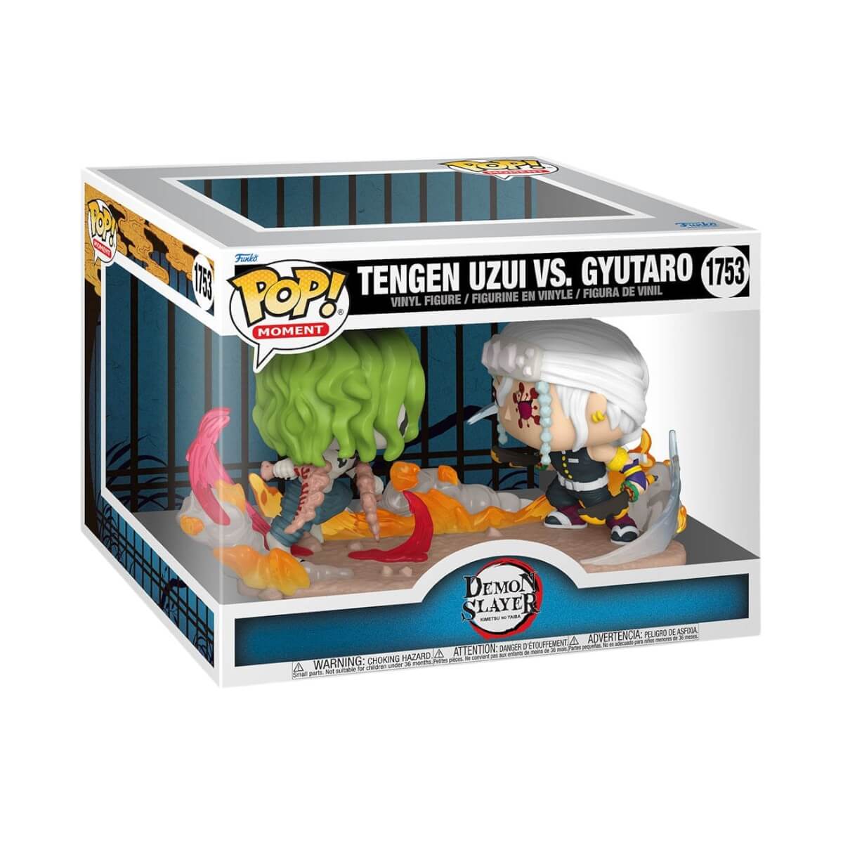 Demon Slayer Moments - Tengen Uzui vs. Gyutaro (1753) Funko Pop! Anime Vinyl Figure 10 cm