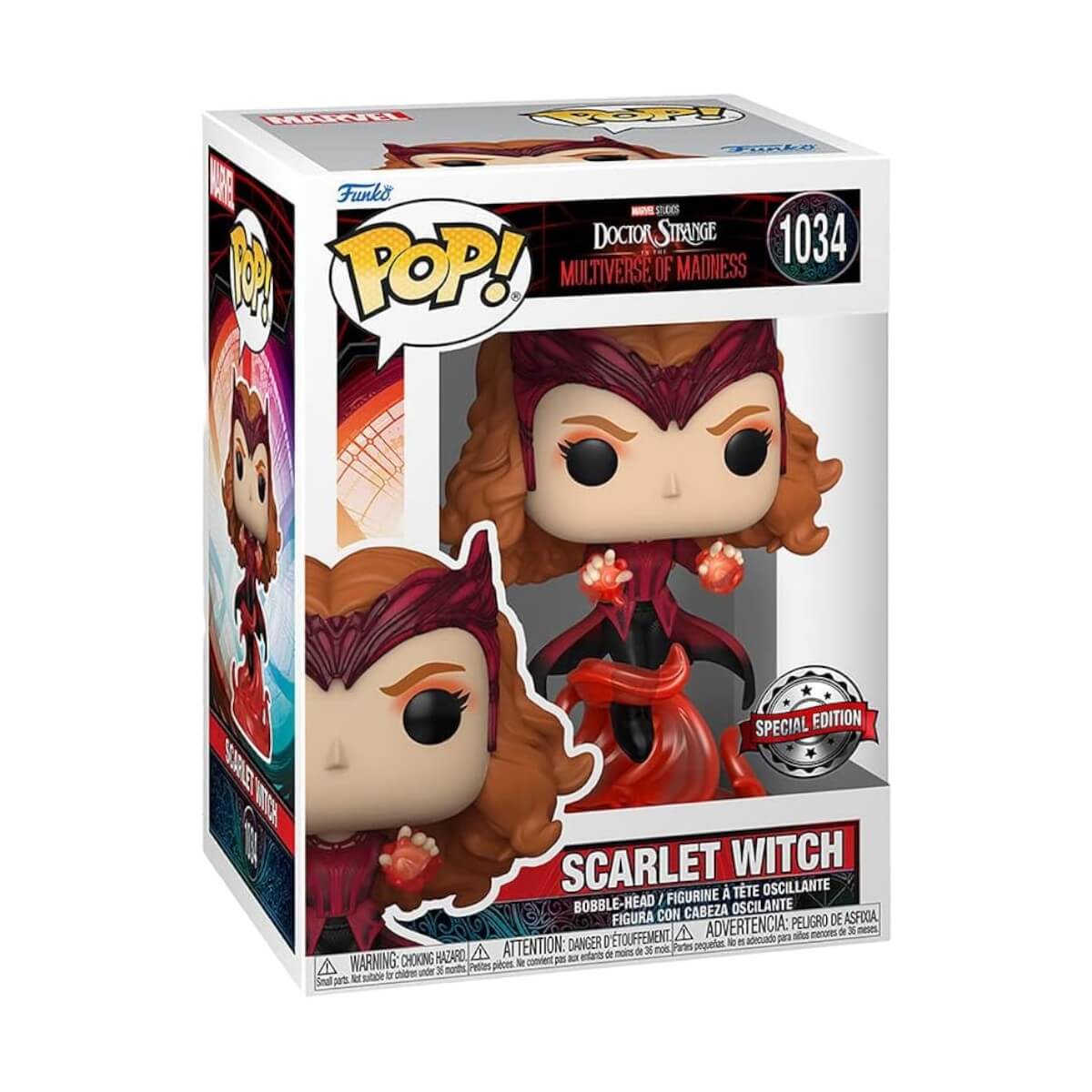 Doctor Strange in the Multiverse of Madness - Scarlet Witch (1034) Special Edition Funko Pop! Marvel Vinyl Figure 9 cm