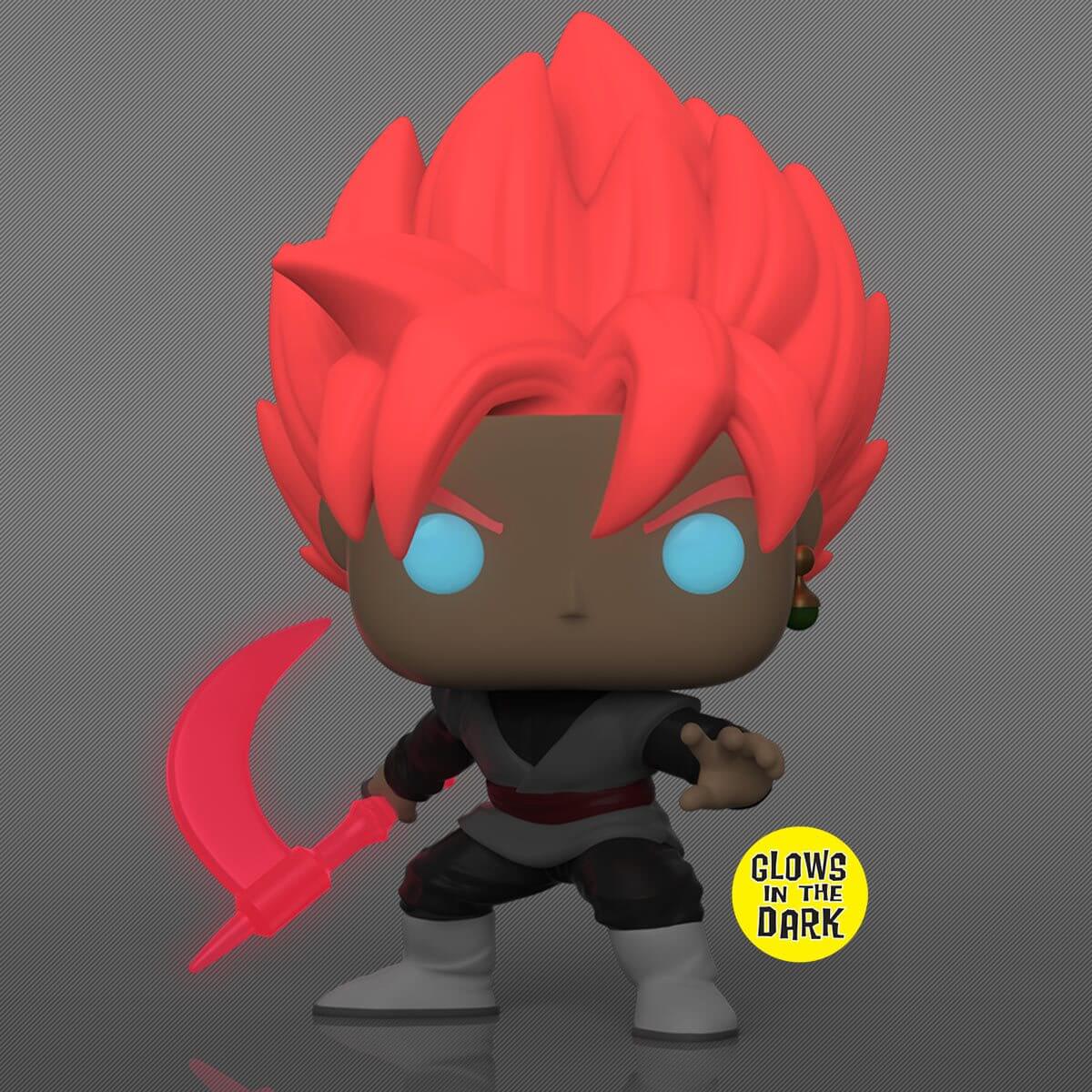 Dragon Ball Super - Goku Black GLOW IN THE DARK (1279) Super Saiyan Rosé Funko Pop! Animation Anime TRL Scythe Figure 9 cm