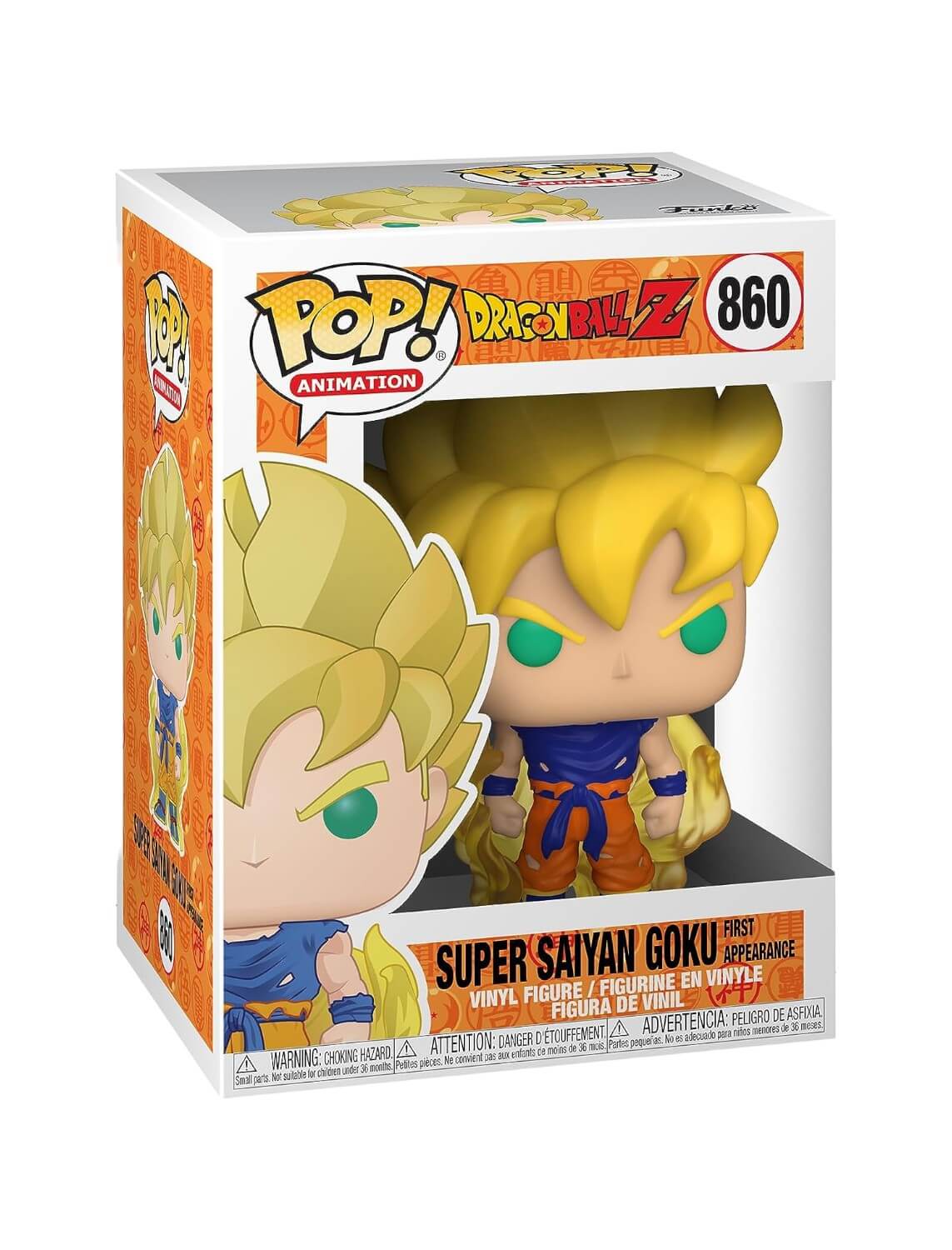 Dragon Ball Z - Super Saiyan Goku First Appearance (860) Funko Pop! Animation Anime SSJ Vinyl Figure 9 cm