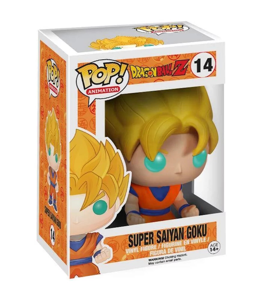 Dragon Ball Z - Super Saiyan Goku (14) Funko Pop! Animation Anime Ssj Vinyl Figure 10 cm