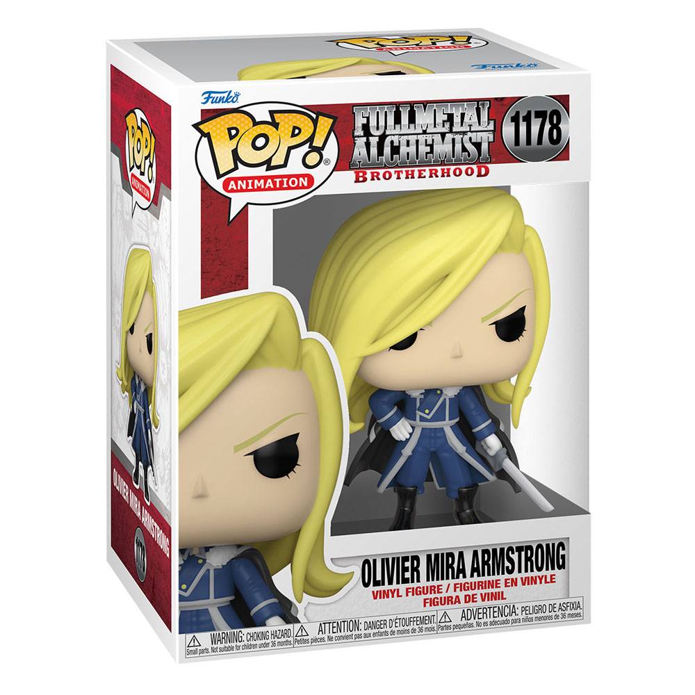 Fullmetal Alchemist: Brotherhood - Olivier Armstrong with Sword (1178) Funko Pop! Animation Mira Vinyl Figure 9 cm