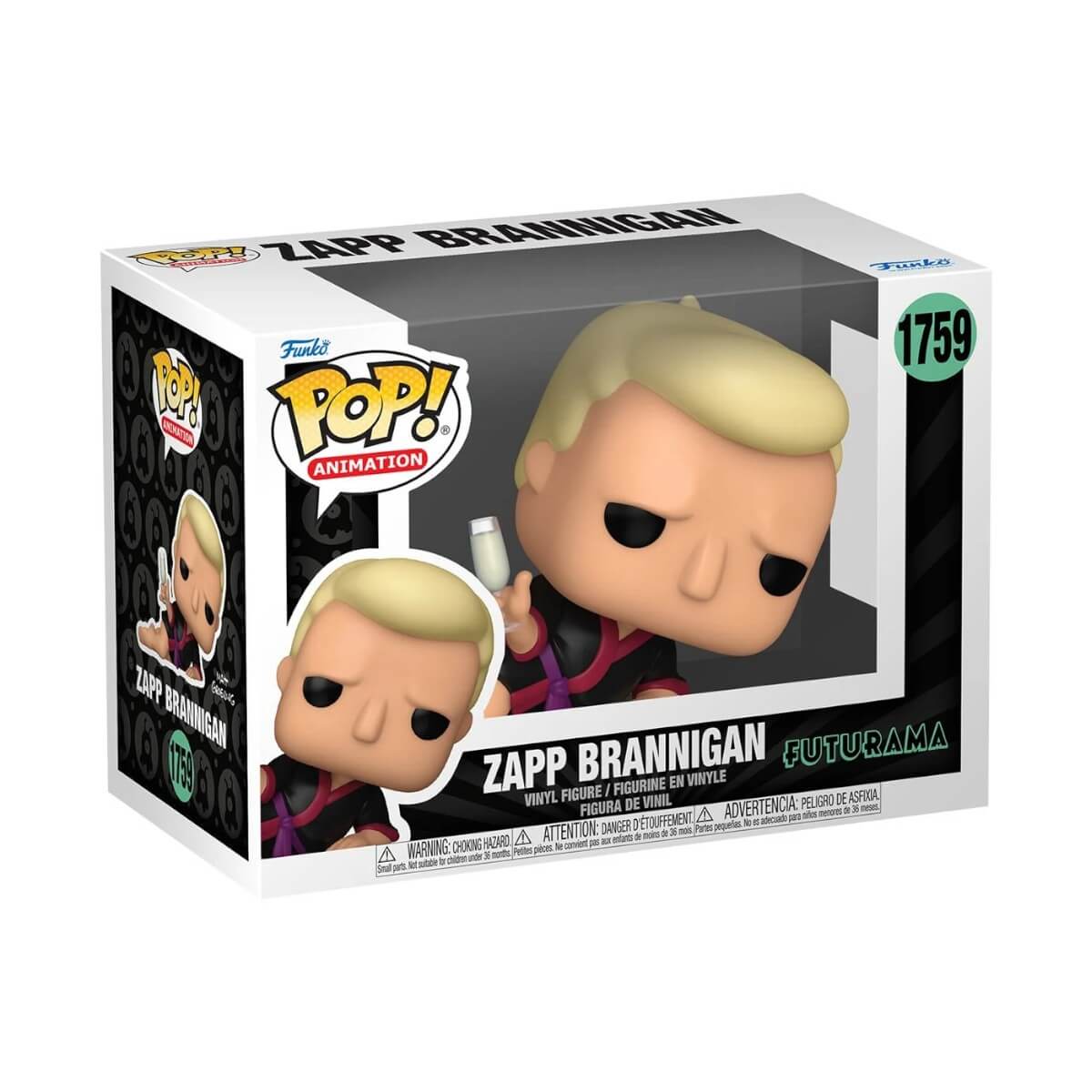 Futurama - Zapp Brannigan (1759) Funko Pop! Animation Vinyl Figure 7 cm