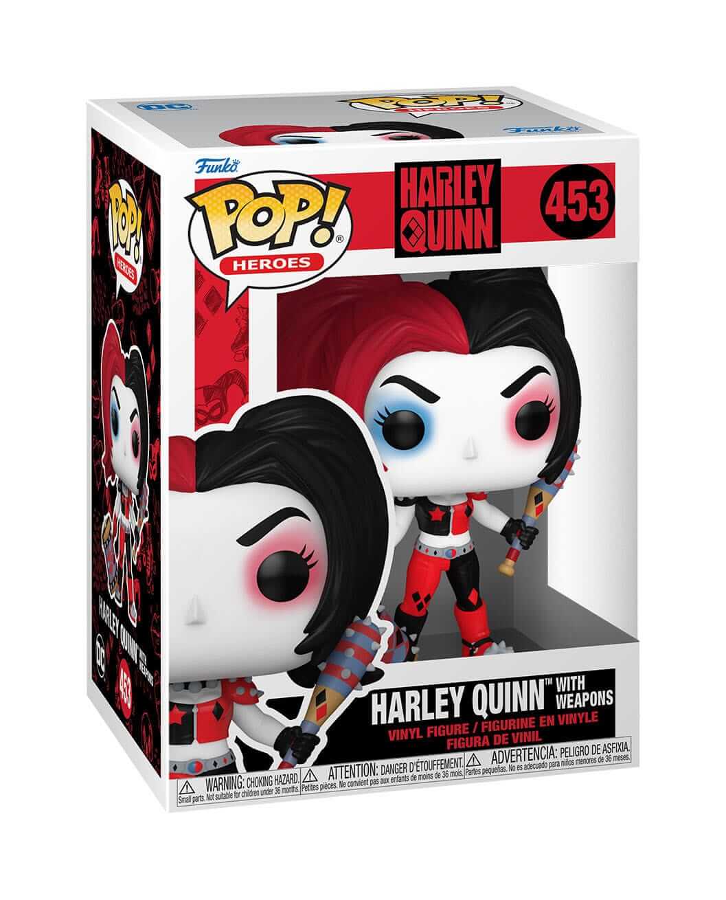 Harley Quinn - Harley Quinn with Weapons (453) Funko Pop! Heroes Vinyl Figure 9 cm
