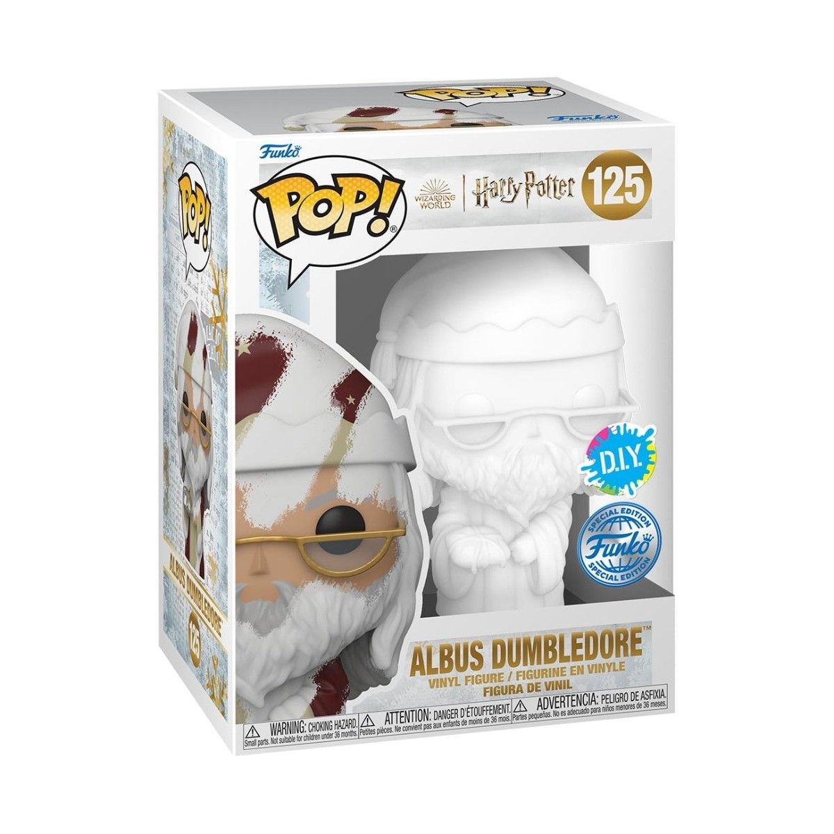 Harry Potter - Albus Dumbledore (DIY SPECIAL EDITION) (125) Funko POP! Movies Holiday Vinyl Figure 9 cm