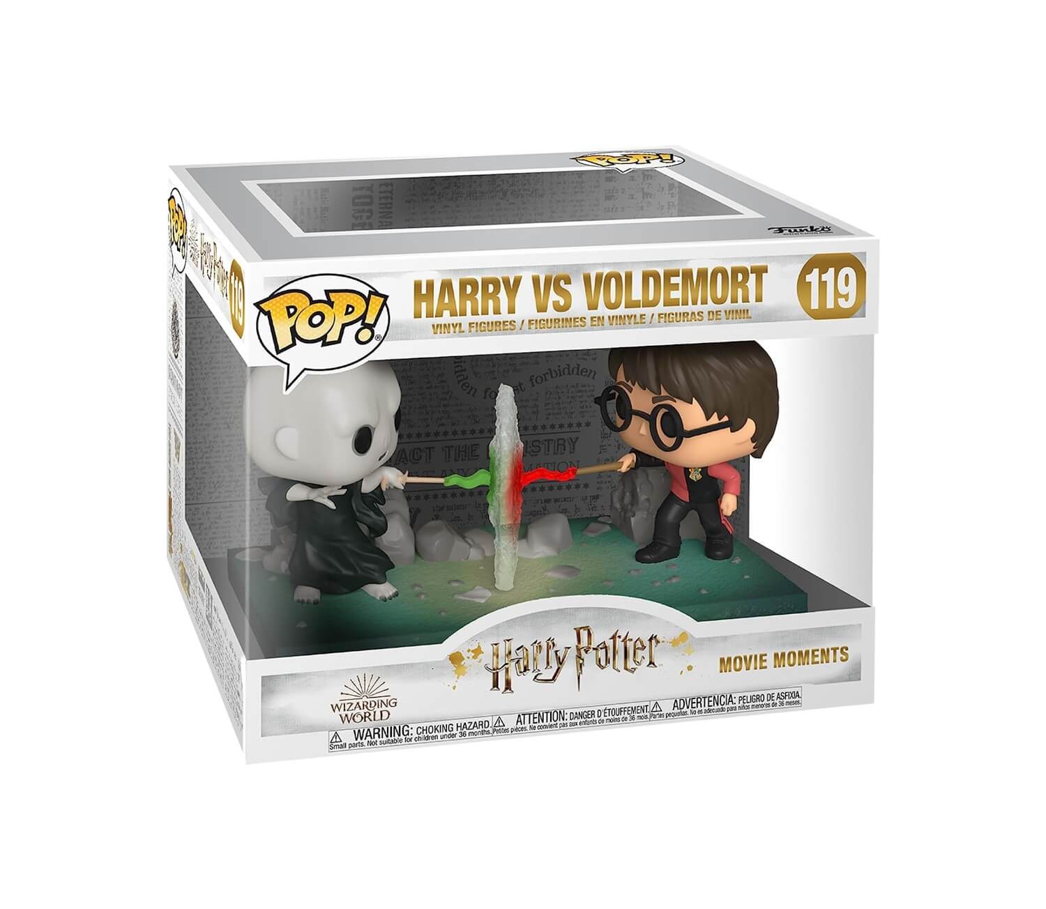 Harry Potter Moments - Harry vs Voldemort (119) Funko Pop! Movie Moments Vinyl Figure 9 cm
