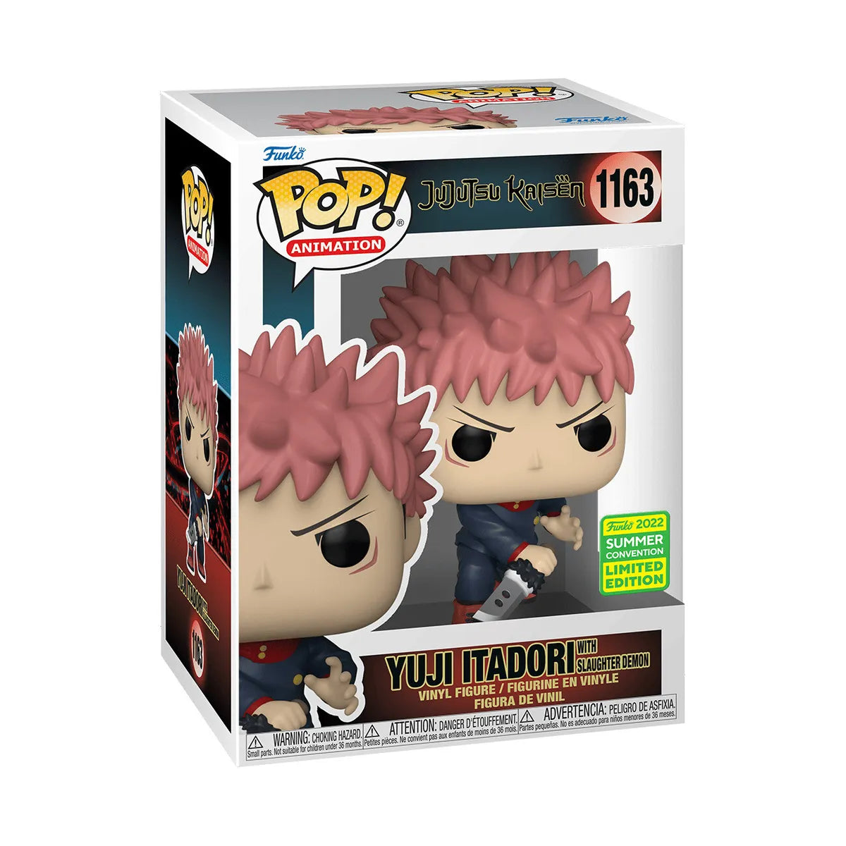 Jujutsu Kaisen - Yuji Itadori with Slaughter Demon (1163) Summer Conv. Limited Edition Funko Pop! Animation Anime Figure 9 cm