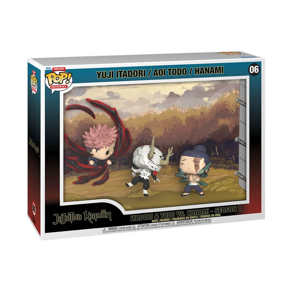 Jujutsu Kaisen Moments - Yuji Itadori & Aoi Todo vs. Hanami (06) Funko Pop! Anime Vinyl Figure 9 cm