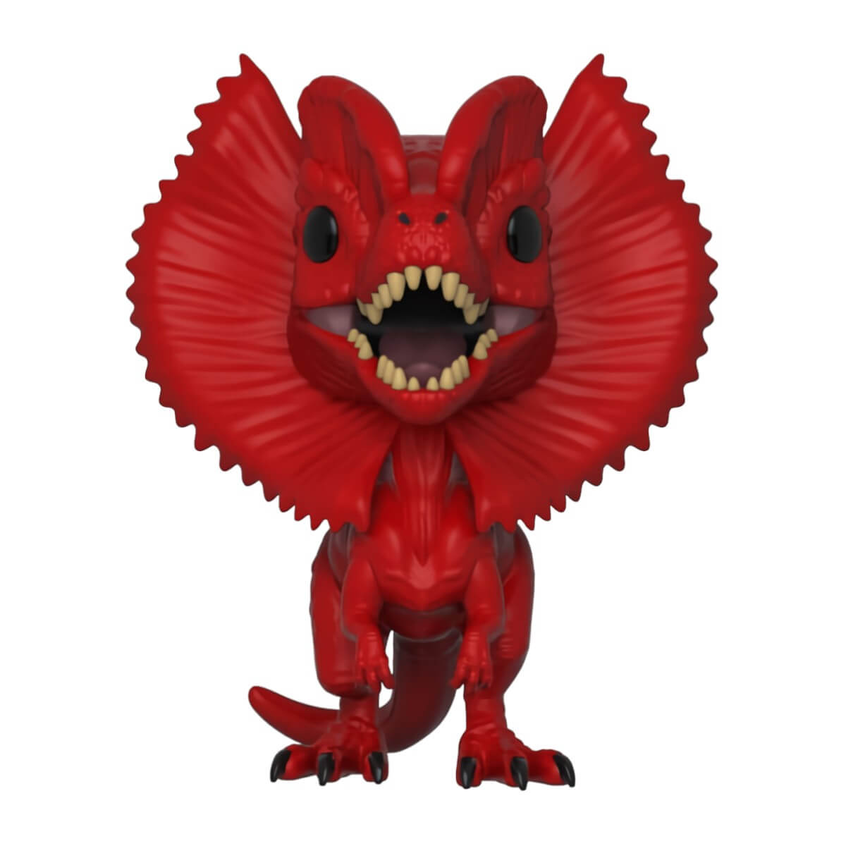 Jurassic Park 25th Anniversary - Dilophosaurus (RED) (550) Only At Funko Pop! Movies Vinyl Figure 9 cm