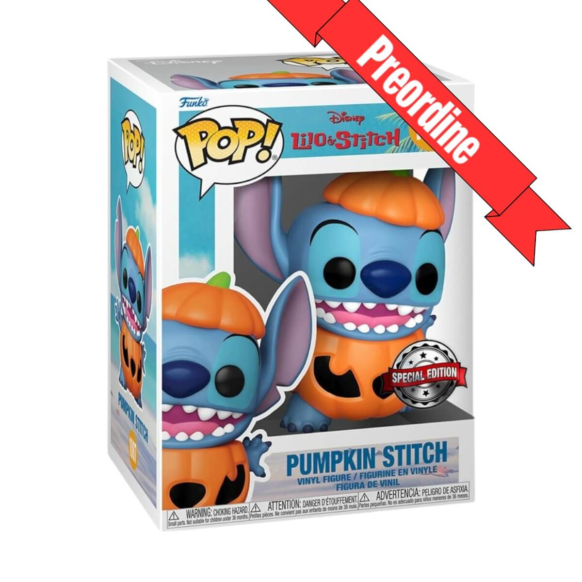 Lilo & Stitch - Pumpkin Stitch (1087) Special Edition Funko Pop! Disney Vinyl Figure 9 cm