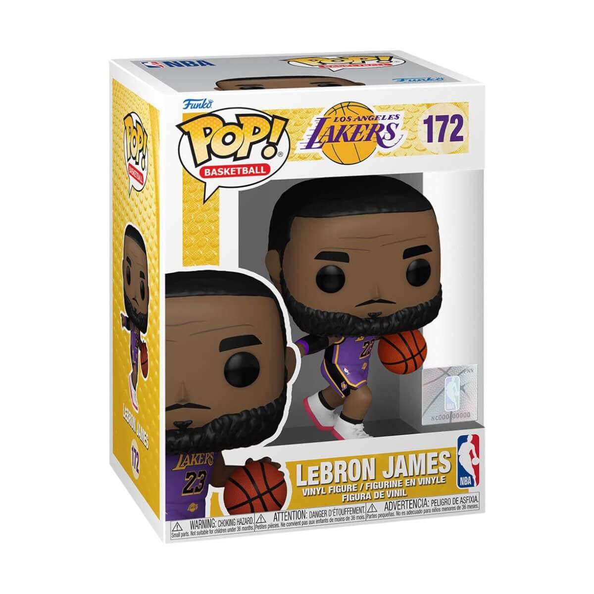 Los Angeles Lakers - LeBron James (172) Funko Pop! Basketball NBA Legends Vinyl Figure 9 cm