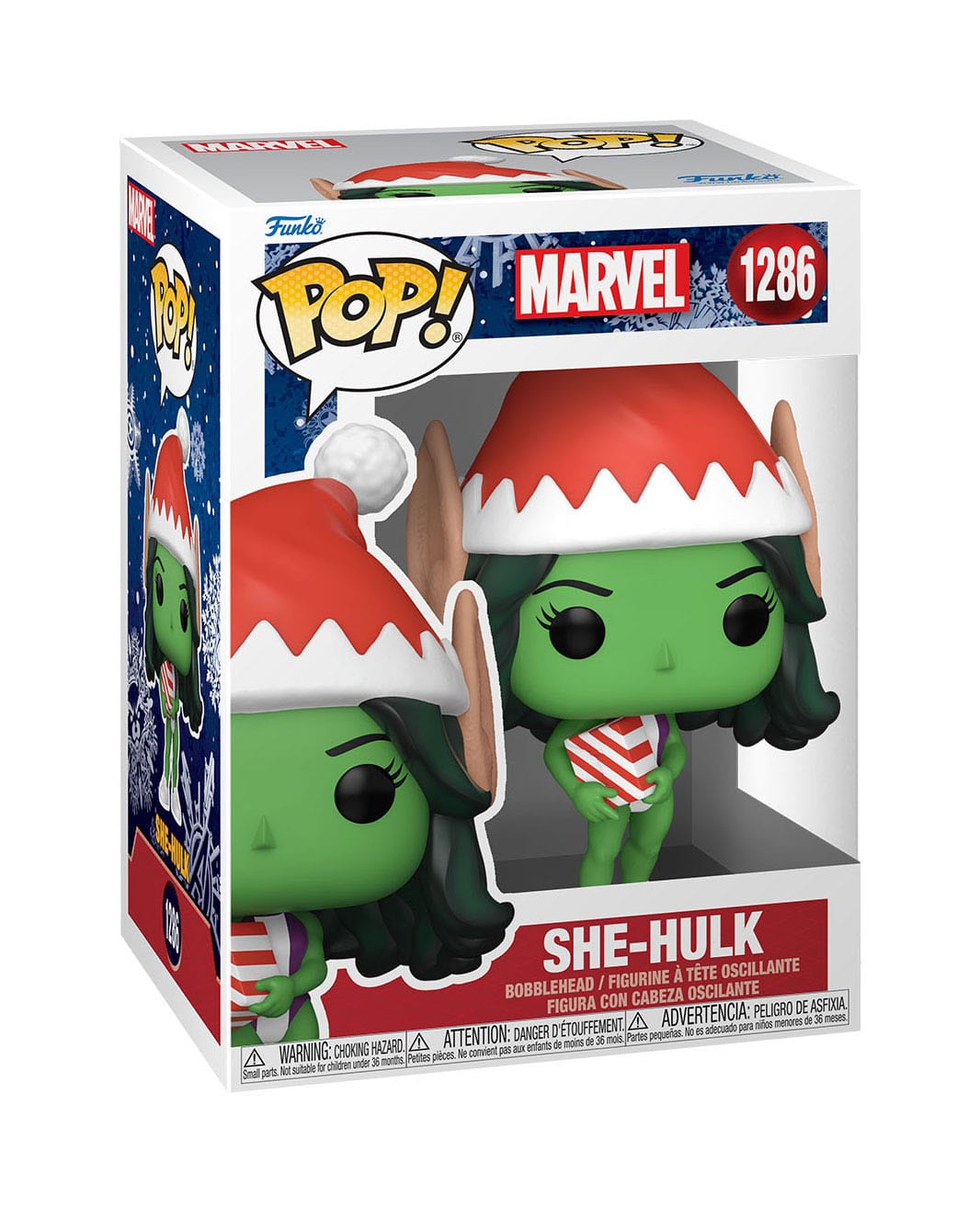 Marvel - She-Hulk (1286) Funko Pop! Christmas Holiday Vinyl Figure 9 cm