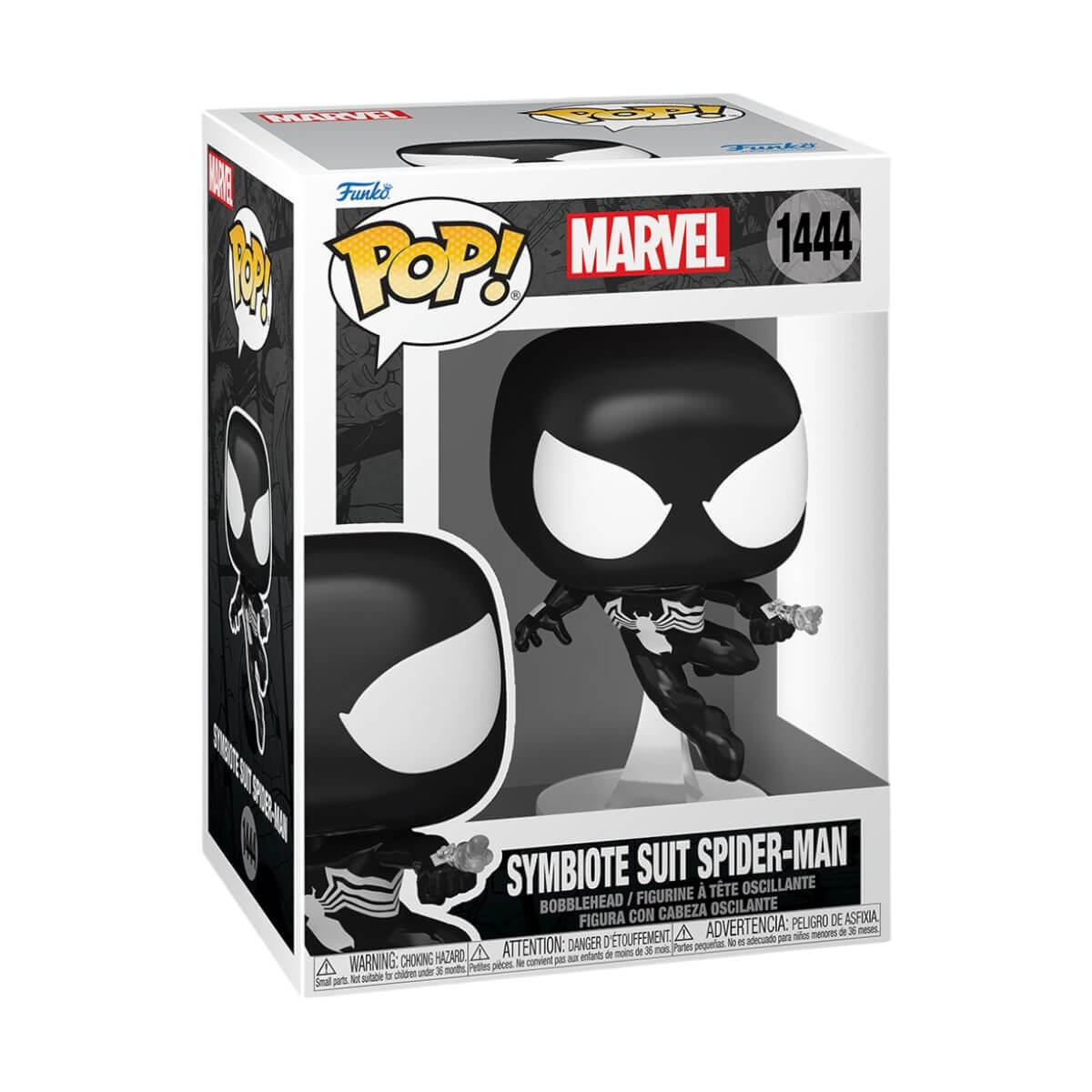 Marvel - Spider-Man Symbiote Suit (1444) Funko Pop! Bobble Head Vinyl Figure 10 cm