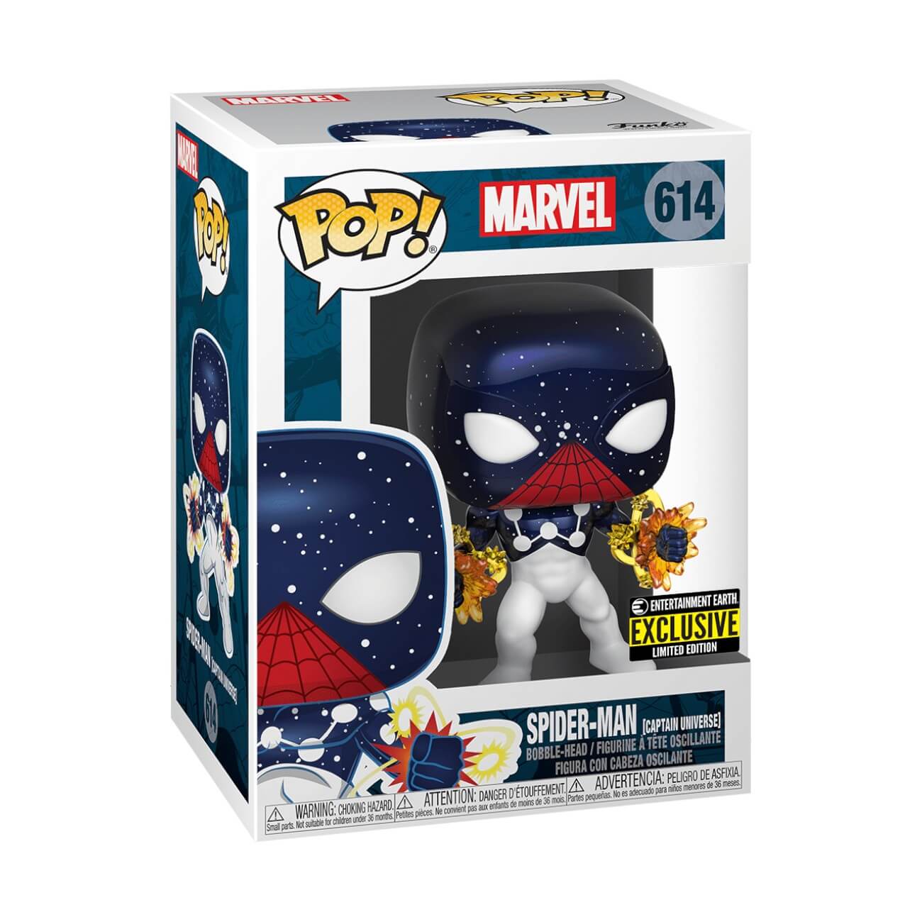 Marvel - Spider-Man (Captain Universe) (614) Exclusive Funko Pop! Vinyl Figure 9 cm