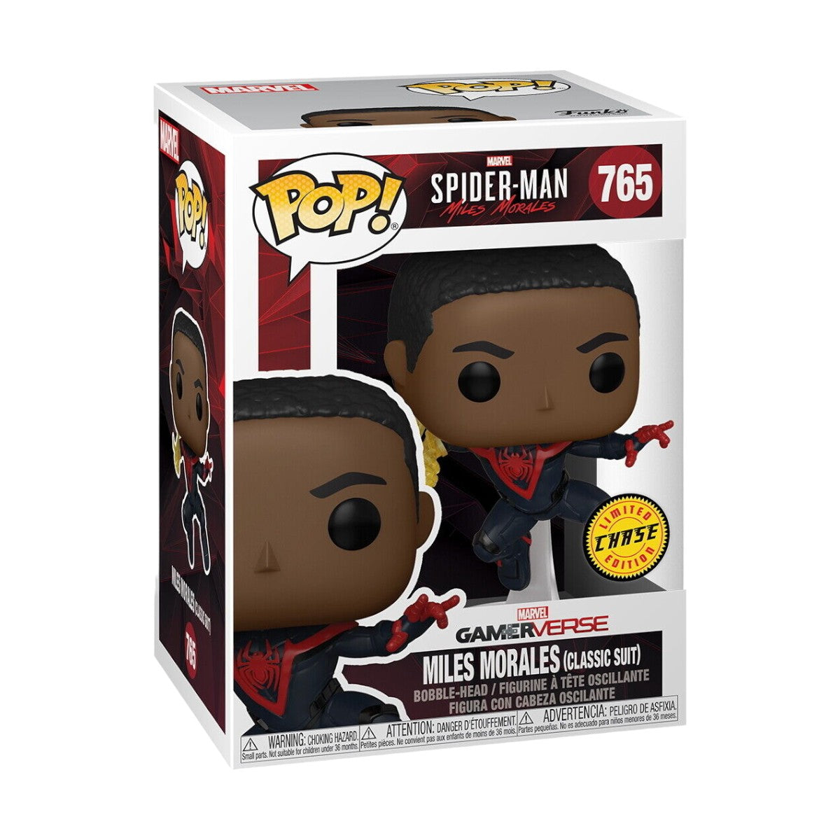 Marvel Spider-Man - Miles Morales (Classic Suit) CHASE (765) Funko Pop! Gamerverse Vinyl Figure 9 cm