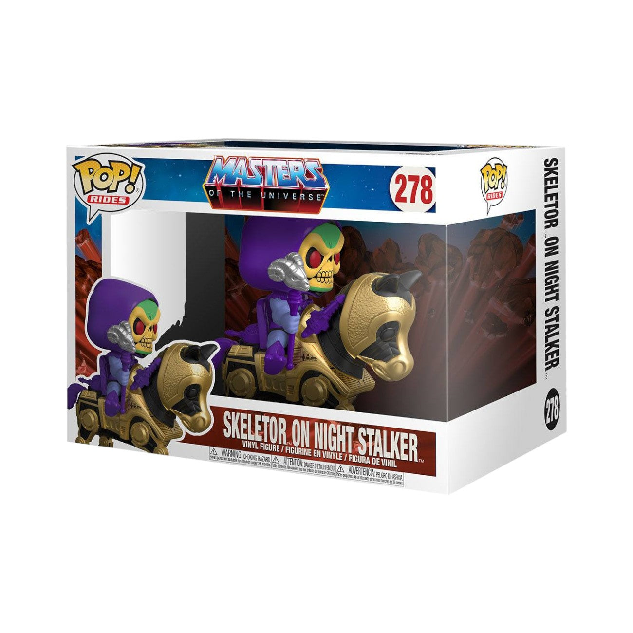 Masters of the Universe - Skeletor on Night Stalker (278) Funko Pop! Rides Vinyl Figure 18 cm