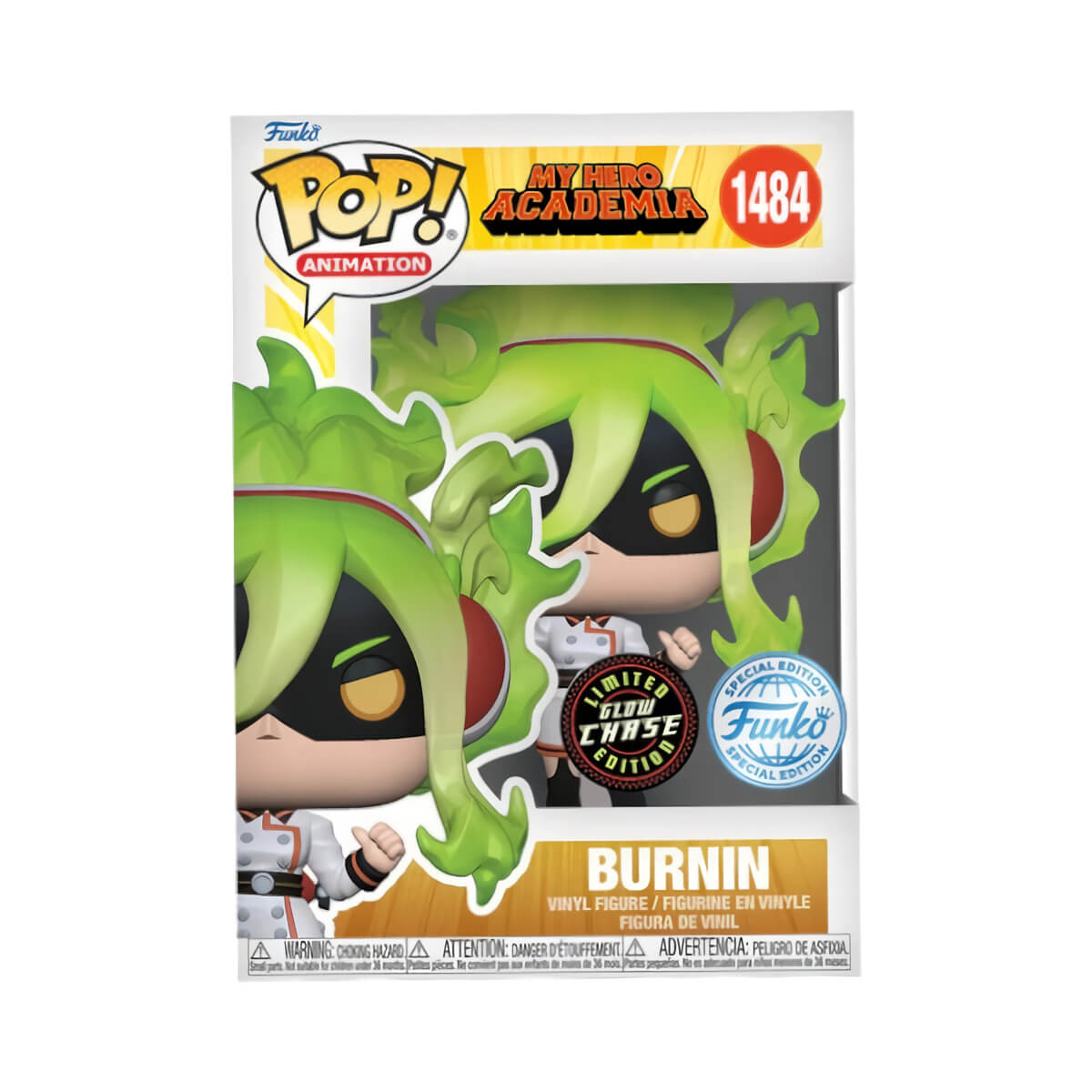 My Hero Academia - Burnin GLOW CHASE (1484) Funko Pop! Animation Anime Moe Kamiji Vinyl Figure 9 cm