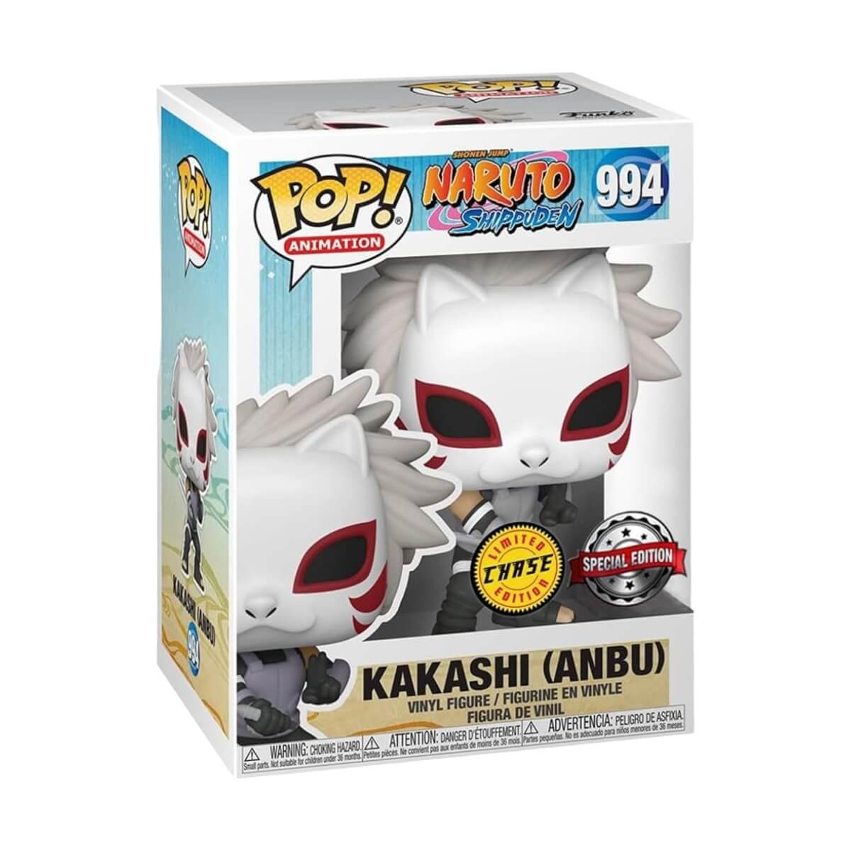 Naruto Shippuden - Kakashi (Anbu) (CHASE) (994) Funko Pop! Animation Anime Vinyl Figure 9 cm