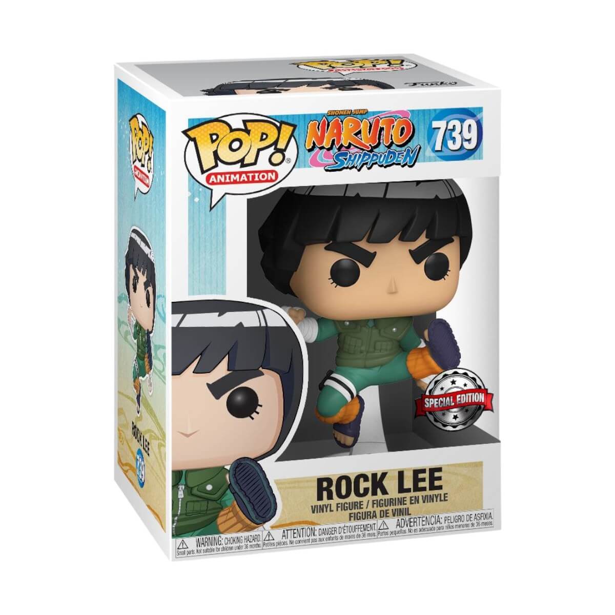 Naruto Shippuden - Rock Lee (739) Special Edition Funko Pop! Animation Anime Vinyl Figure 9 cm