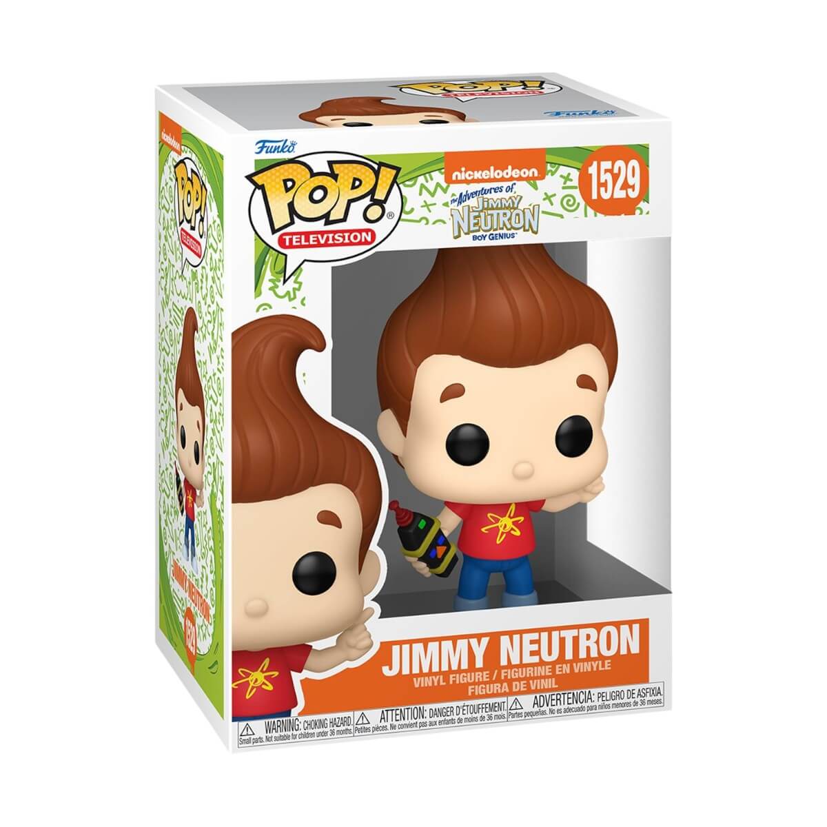 Nickelodeon - Jimmy Neutron (1529) Funko Pop! Television TV Nick Rewind Vinyl Figure 12 cm