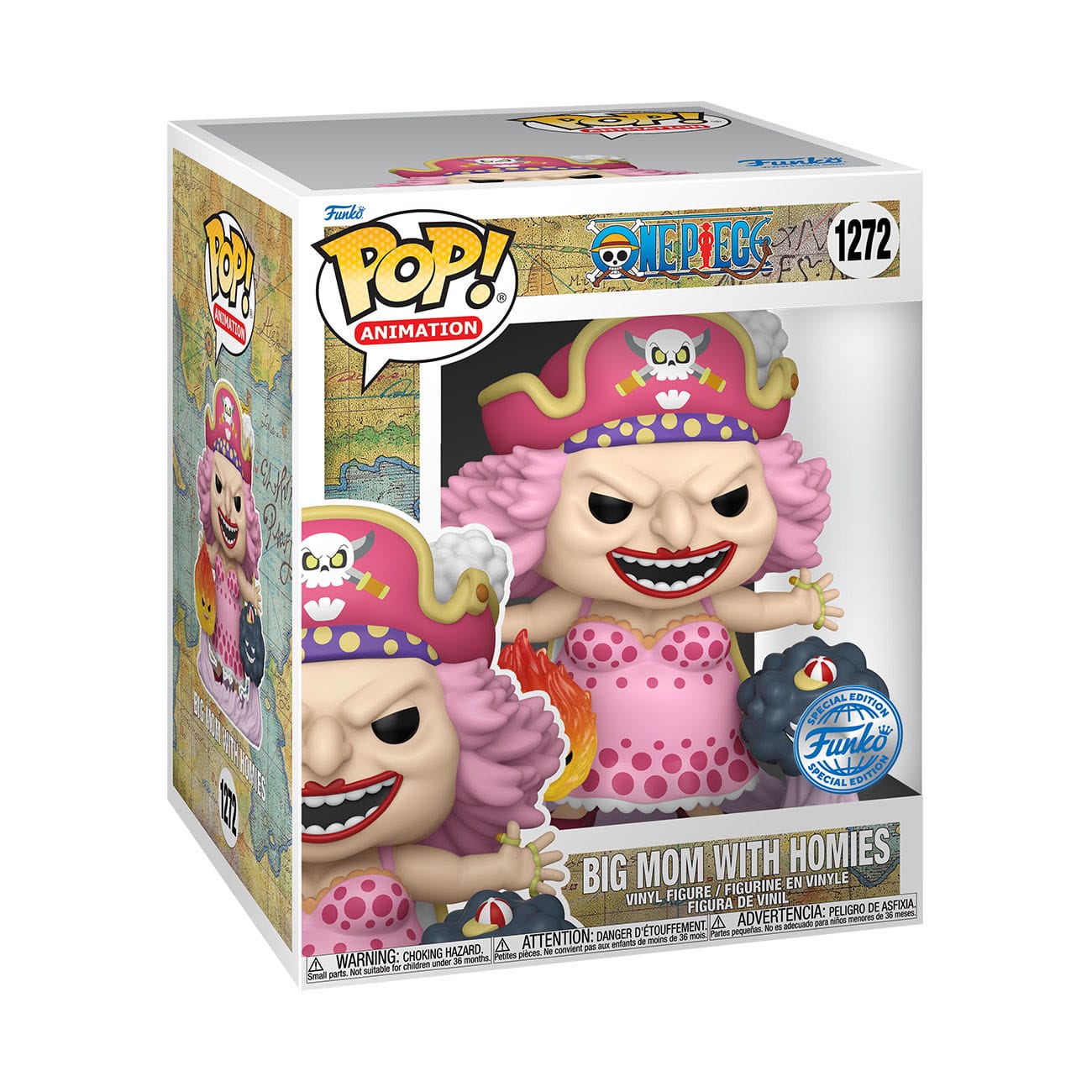 One Piece - Big Mom with Homies (Super Sized) (1272) Funko Pop! Animation Anime Vinyl Figure 15 cm
