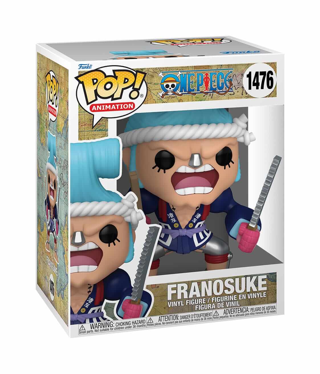 One Piece - Franosuke (1476) Oversized Funko Pop! Animation Anime Franky Wano Country Figure 16 cm