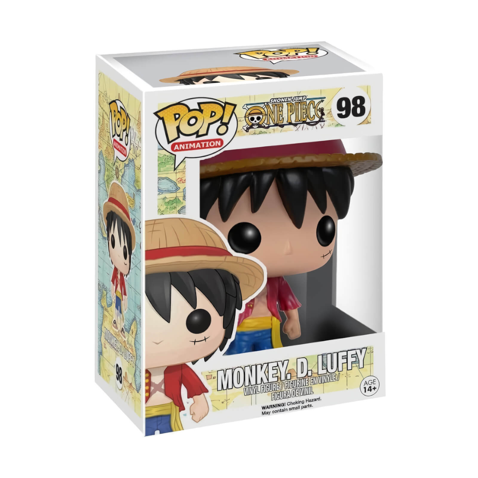 One Piece - Monkey D. Luffy (98) Funko Pop! Animation Anime Rubber Vinyl Figure 11 cm
