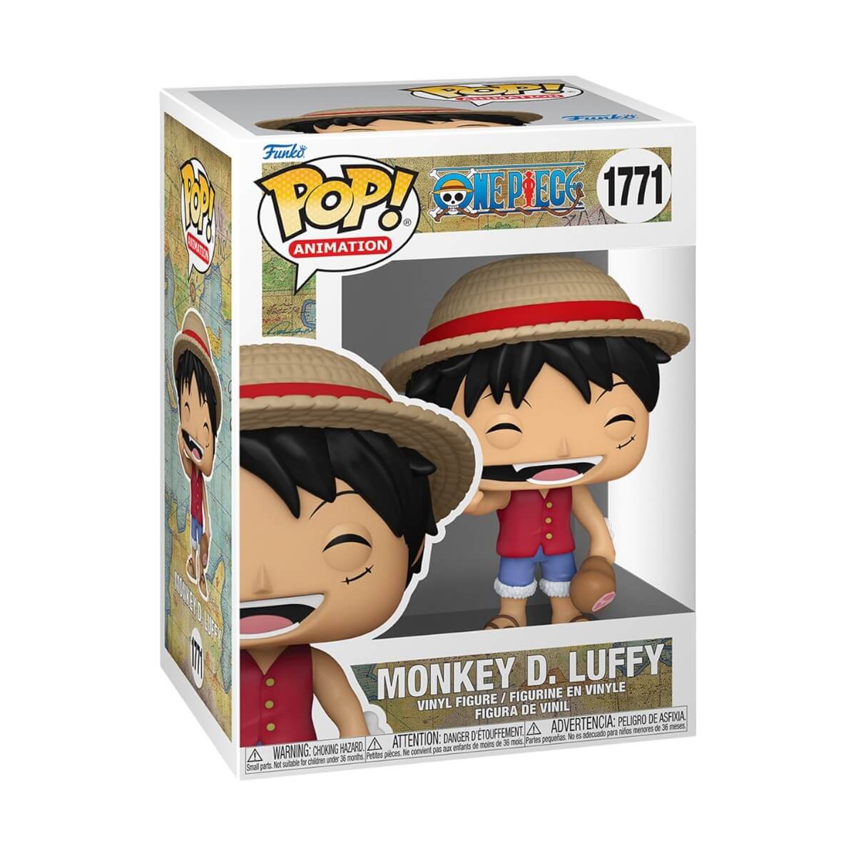 One Piece - Monkey D. Luffy (Refresh) (1771) Funko Pop! Animation Anime Vinyl Figure 10 cm