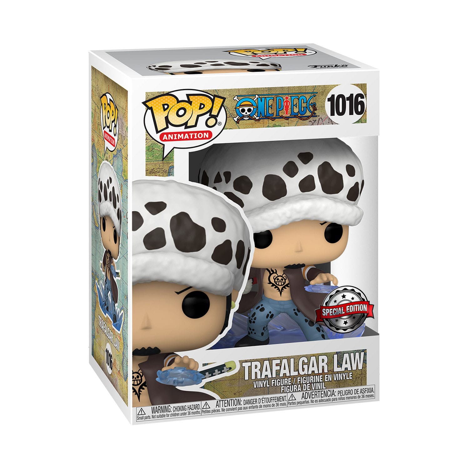 One Piece - Trafalgar Law (1016) Funko Pop! Animation Anime Vinyl Figure 9 cm
