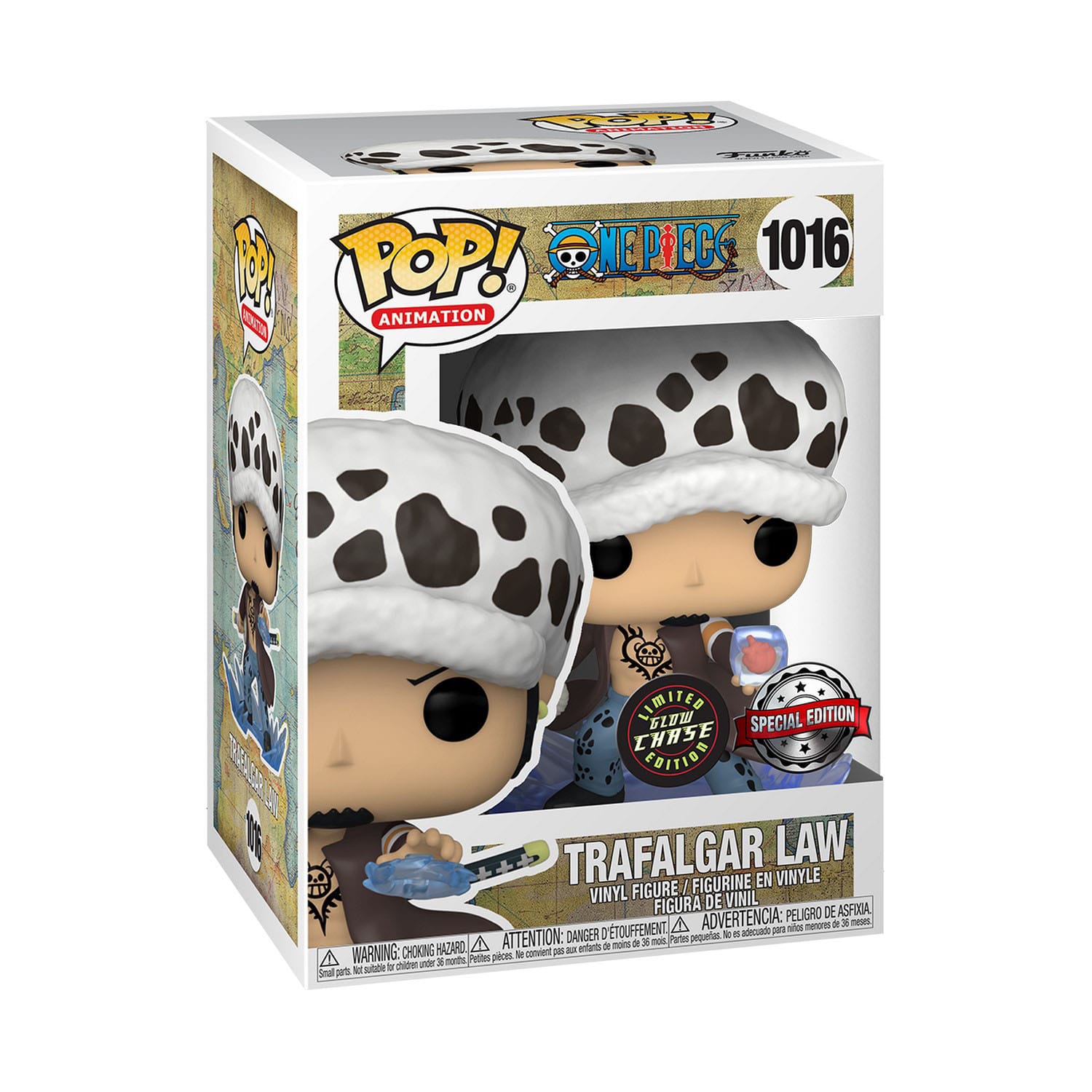One Piece - Trafalgar Law (GLOW CHASE) (1016) Funko Pop! Animation Anime Vinyl Figure 9 cm