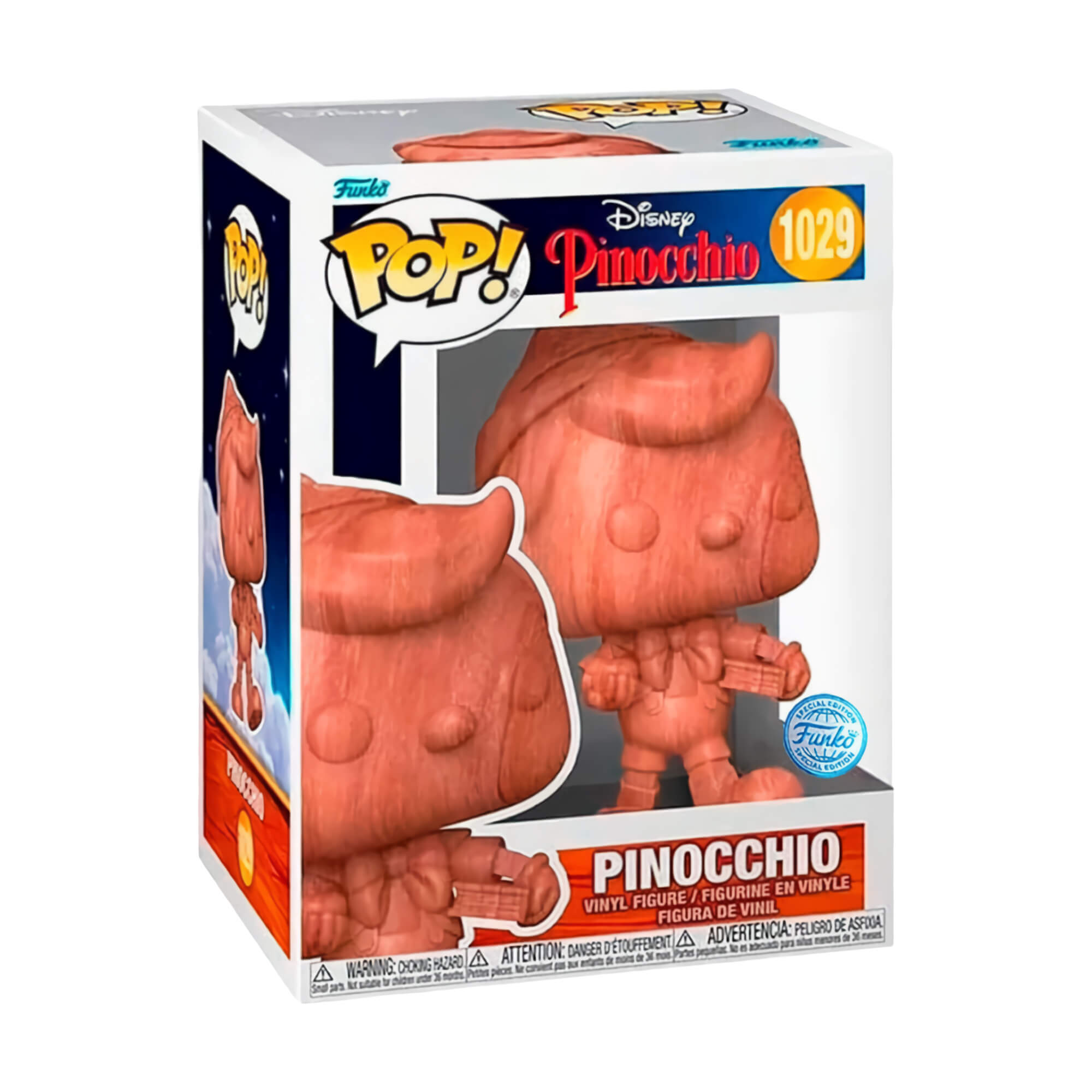 Pinocchio 80th Anniversary - Pinocchio (Special Edition) (1029) Wood Funko Pop! Disney Vinyl Figure 9 cm