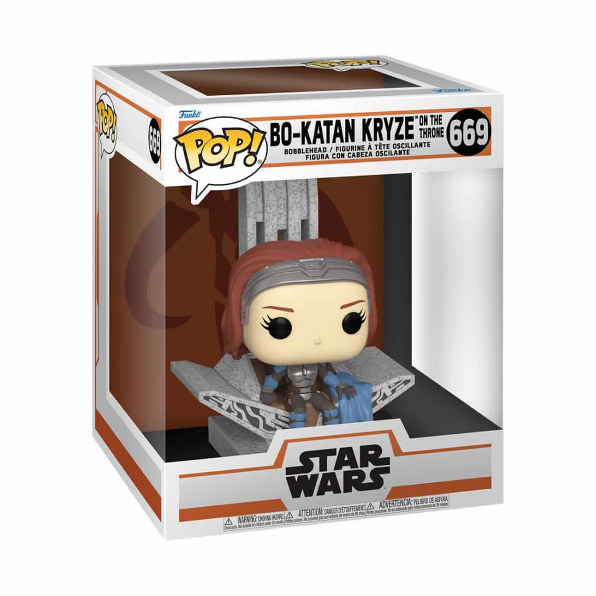Star Wars: The Mandalorian - Bo-Katan Kryze on the Throne (669) Funko Pop! Vinyl Figure 14 cm
