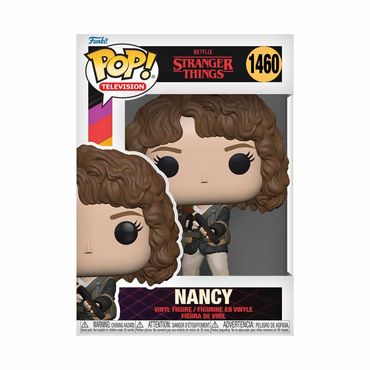 Stranger Things - Hunter Nancy Wheeler with Shotgun (1460) Funko Pop! Television Netflix TV Vinyl Figure 9 cm