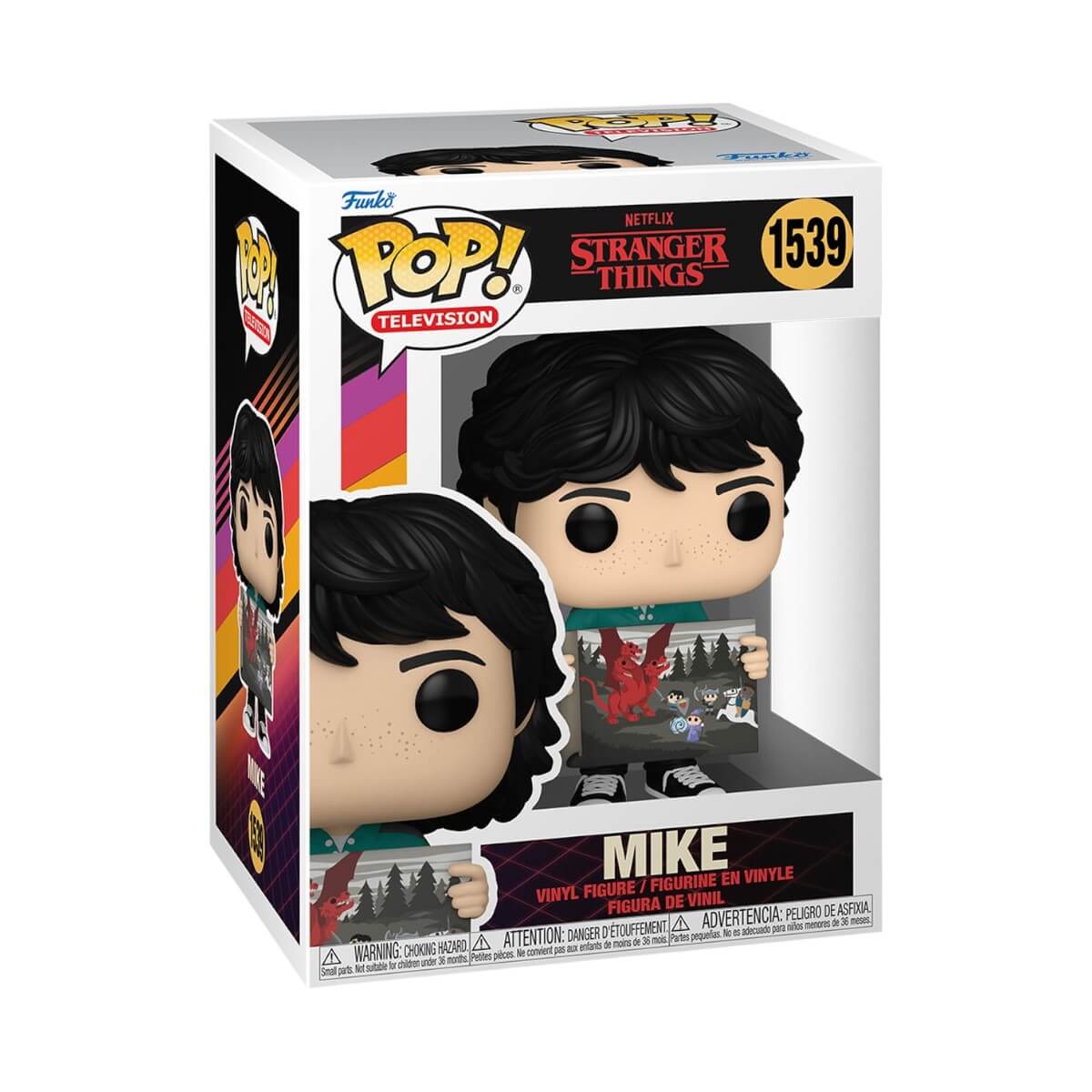 Stranger Things Season 4 - Mike Wheeler with Will's Painting (1539) Funko Pop! Television TV Vinyl Figure 9 cm