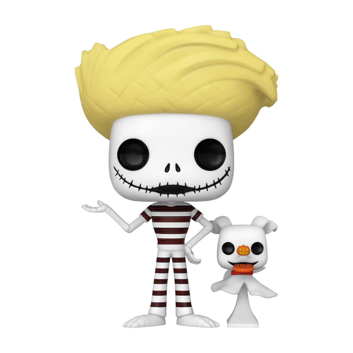 The Nightmare Before Christmas - Jack Skeletron with Zero (Beach) (1470) Funko Pop! & Buddy Jack Skellington Vinyl Figure 9 cm